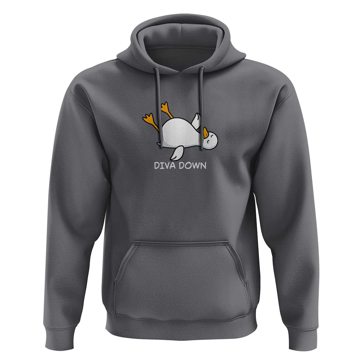 Diva Down Silly Goose Hoodie Funny Sarcastic Animal Meme