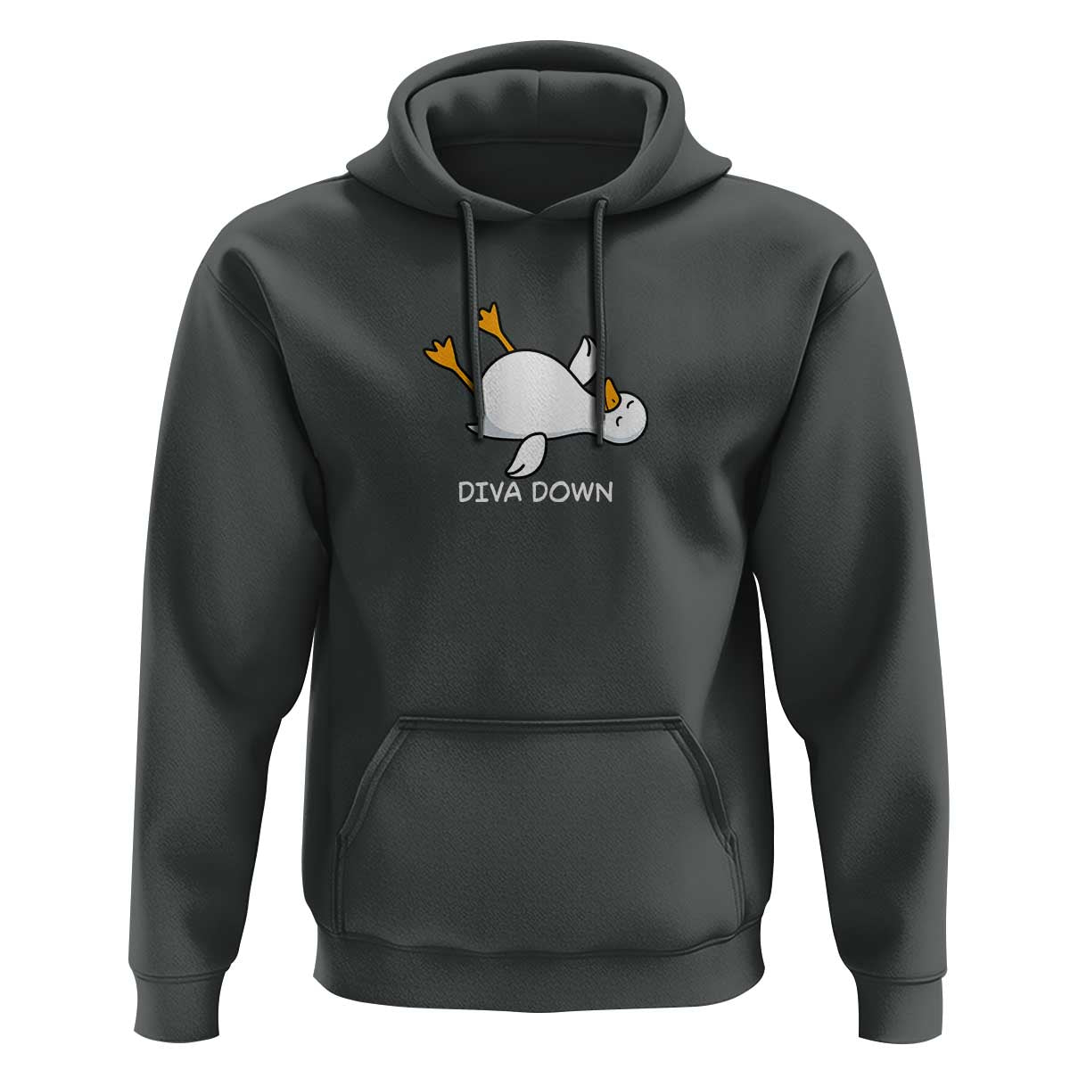 Diva Down Silly Goose Hoodie Funny Sarcastic Animal Meme