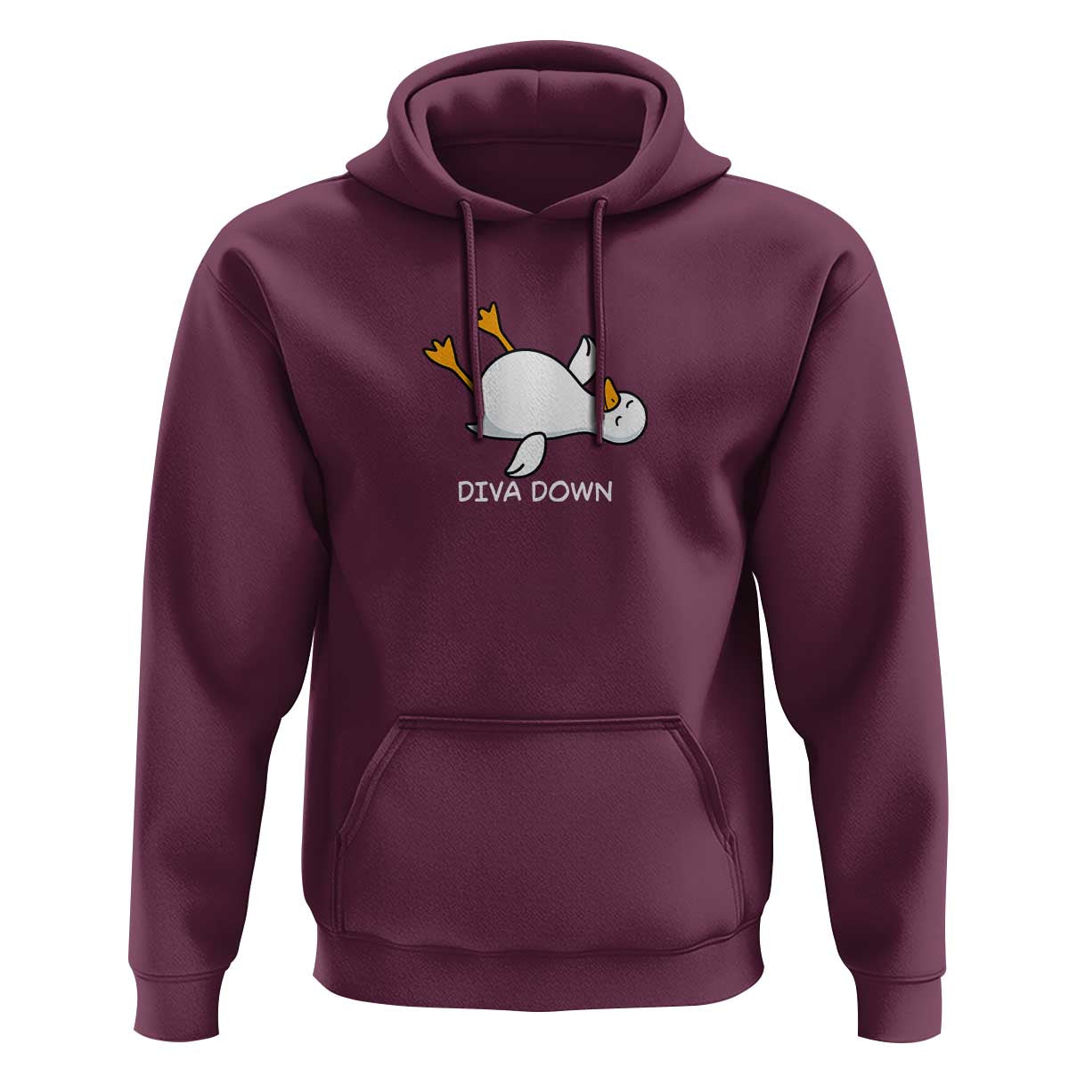 Diva Down Silly Goose Hoodie Funny Sarcastic Animal Meme