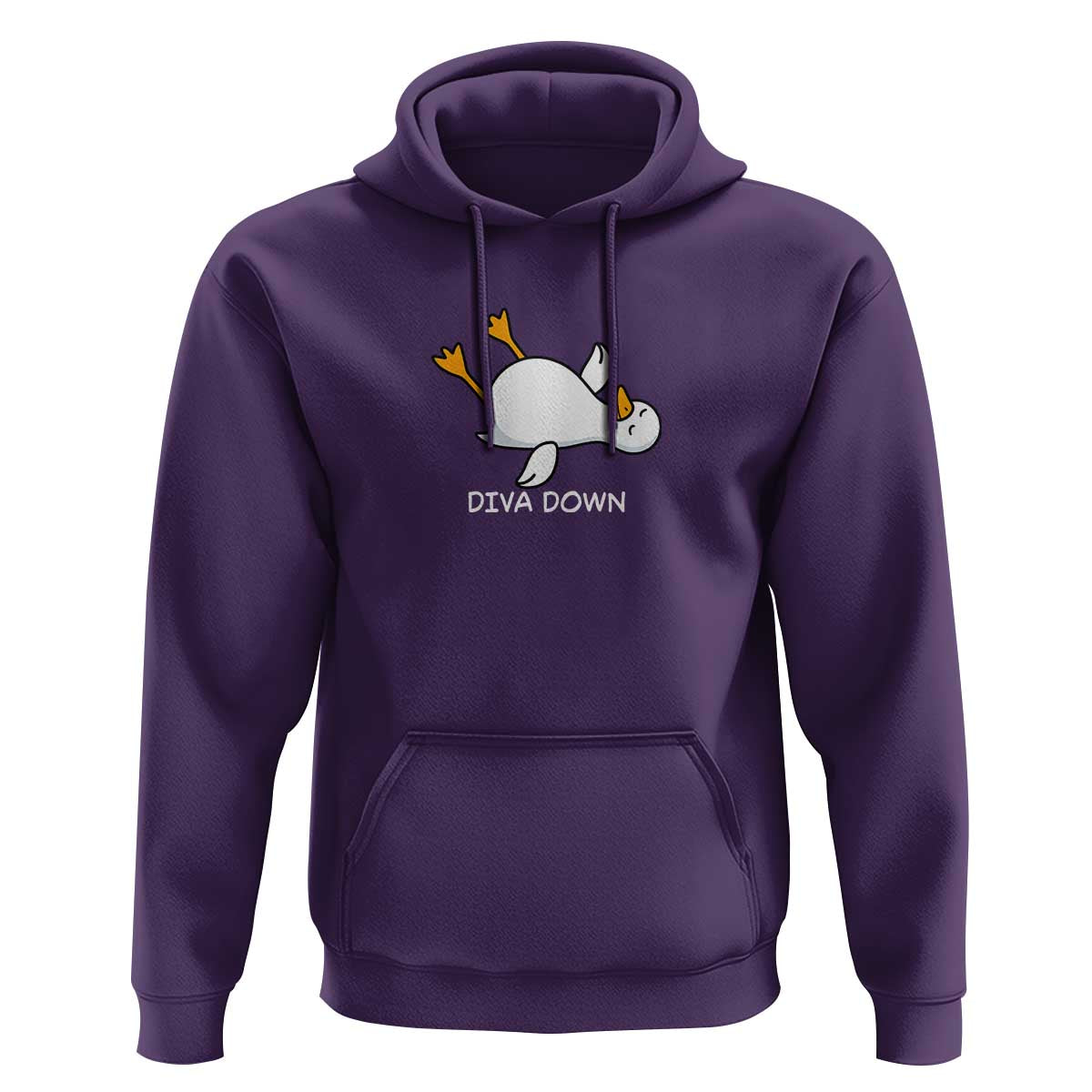 Diva Down Silly Goose Hoodie Funny Sarcastic Animal Meme