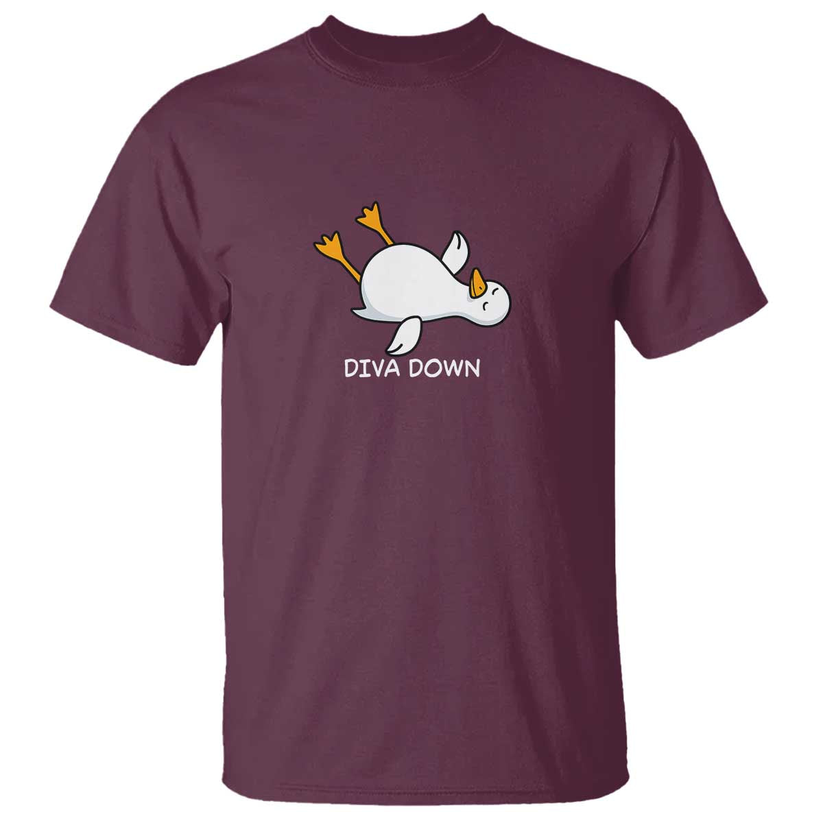 Diva Down Silly Goose T Shirt Funny Sarcastic Animal Meme