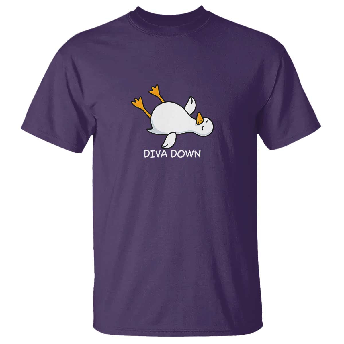 Diva Down Silly Goose T Shirt Funny Sarcastic Animal Meme