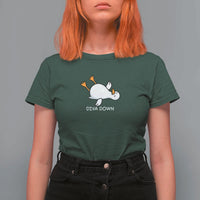 Diva Down Silly Goose T Shirt For Women Funny Sarcastic Animal Meme