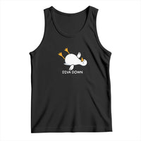 Diva Down Silly Goose Tank Top Funny Sarcastic Animal Meme