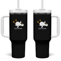 Diva Down Silly Goose Tumbler With Handle Funny Sarcastic Animal Meme