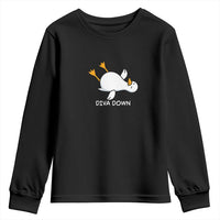 Diva Down Silly Goose Youth Sweatshirt Funny Sarcastic Animal Meme
