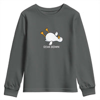 Diva Down Silly Goose Youth Sweatshirt Funny Sarcastic Animal Meme