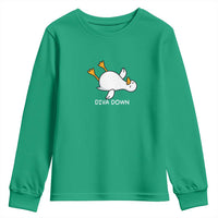 Diva Down Silly Goose Youth Sweatshirt Funny Sarcastic Animal Meme