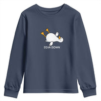 Diva Down Silly Goose Youth Sweatshirt Funny Sarcastic Animal Meme