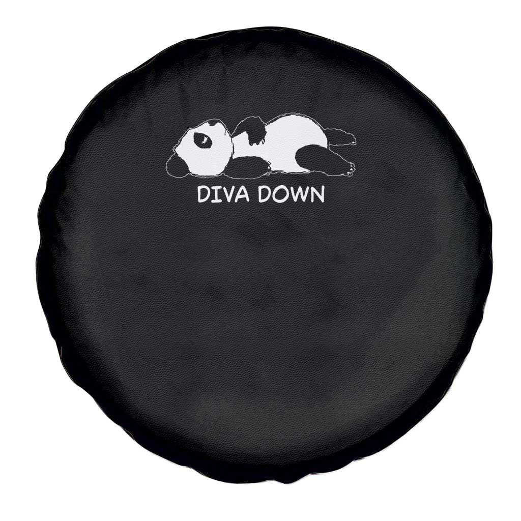 Diva Down Spare Tire Cover Funny Lazy Panda Meme