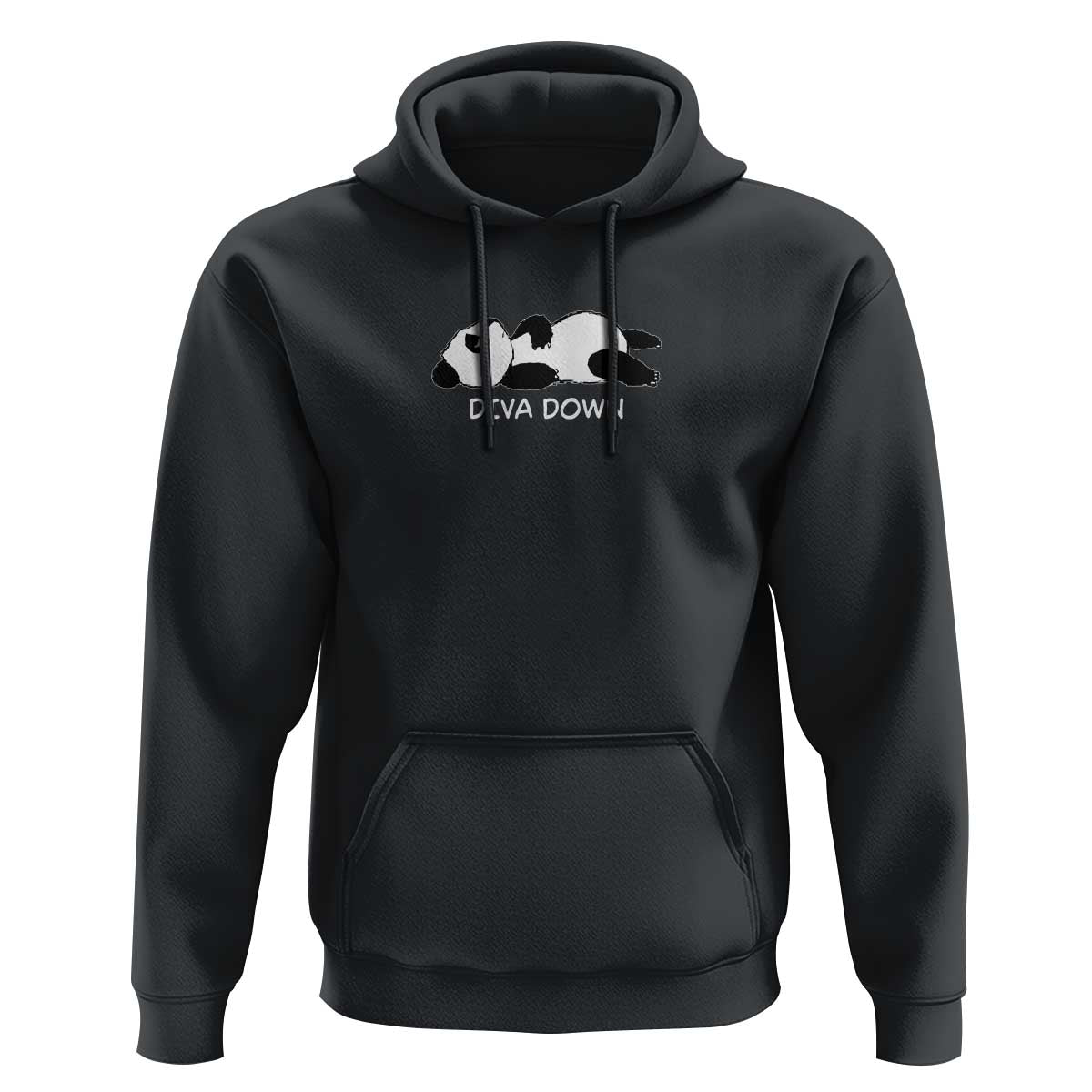 Diva Down Hoodie Funny Lazy Panda Meme