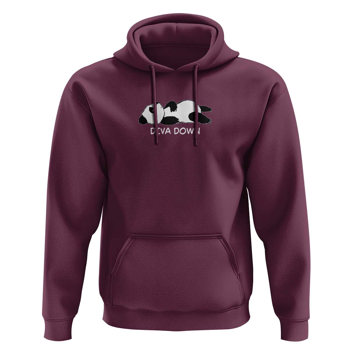 Diva Down Hoodie Funny Lazy Panda Meme