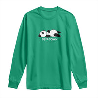 Diva Down Long Sleeve Shirt Funny Lazy Panda Meme
