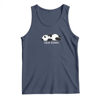 Diva Down Tank Top Funny Lazy Panda Meme