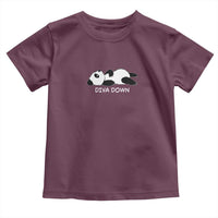 Diva Down Toddler T Shirt Funny Lazy Panda Meme