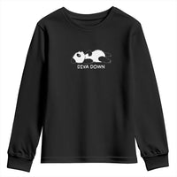 Diva Down Youth Sweatshirt Funny Lazy Panda Meme