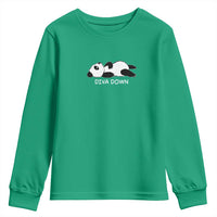 Diva Down Youth Sweatshirt Funny Lazy Panda Meme