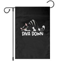 Diva Down Garden Flag Funny Sarcastic Cat Meme