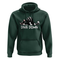 Diva Down Hoodie Funny Sarcastic Cat Meme