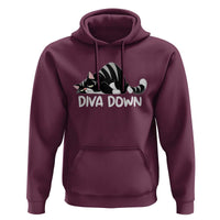 Diva Down Hoodie Funny Sarcastic Cat Meme