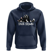 Diva Down Hoodie Funny Sarcastic Cat Meme