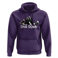 Diva Down Hoodie Funny Sarcastic Cat Meme