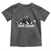 Diva Down Toddler T Shirt Funny Sarcastic Cat Meme