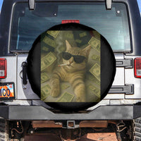 Funny Smoking Cat Selfie Meme Spare Tire Cover Gen Z Joke - Wonder Print Shop