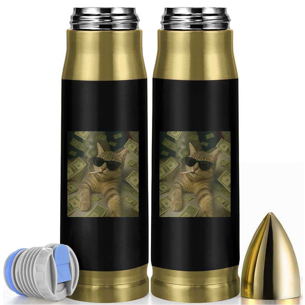 Funny Smoking Cat Selfie Meme Bullet Tumbler Gen Z Joke - Wonder Print Shop