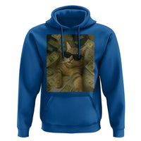 Funny Smoking Cat Selfie Meme Hoodie Gen Z Joke - Wonder Print Shop