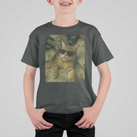 Funny Smoking Cat Selfie Meme T Shirt For Kid Gen Z Joke - Wonder Print Shop
