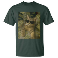 Funny Smoking Cat Selfie Meme T Shirt Gen Z Joke - Wonder Print Shop