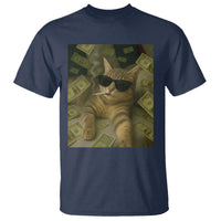 Funny Smoking Cat Selfie Meme T Shirt Gen Z Joke - Wonder Print Shop
