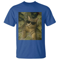 Funny Smoking Cat Selfie Meme T Shirt Gen Z Joke - Wonder Print Shop