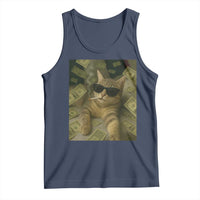 Funny Smoking Cat Selfie Meme Tank Top Gen Z Joke - Wonder Print Shop