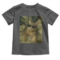 Funny Smoking Cat Selfie Meme Toddler T Shirt Gen Z Joke - Wonder Print Shop