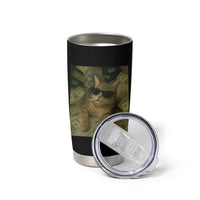 Funny Smoking Cat Selfie Meme Tumbler Cup Gen Z Joke - Wonder Print Shop