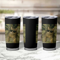 Funny Smoking Cat Selfie Meme Tumbler Cup Gen Z Joke - Wonder Print Shop
