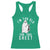 Funny Ghost Halloween Racerback Tank Top I Am Too Old For This Sheet - Wonder Print Shop