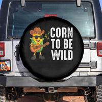Corn To Be Wild Spare Tire Cover Funny Cowboy Cornboy - Wonder Print Shop