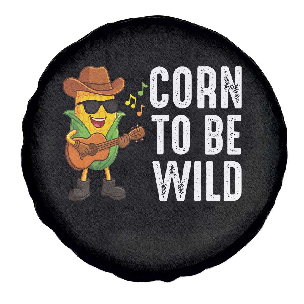 Corn To Be Wild Spare Tire Cover Funny Cowboy Cornboy - Wonder Print Shop