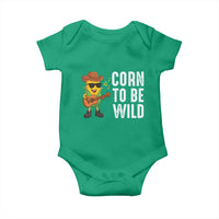 Corn To Be Wild Baby Onesie Funny Cowboy Cornboy - Wonder Print Shop