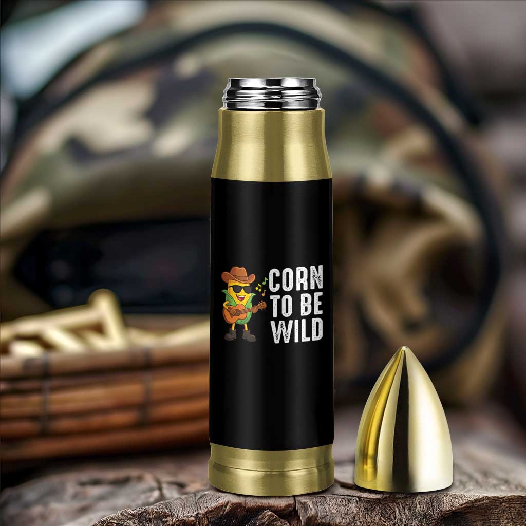 Corn To Be Wild Bullet Tumbler Funny Cowboy Cornboy - Wonder Print Shop