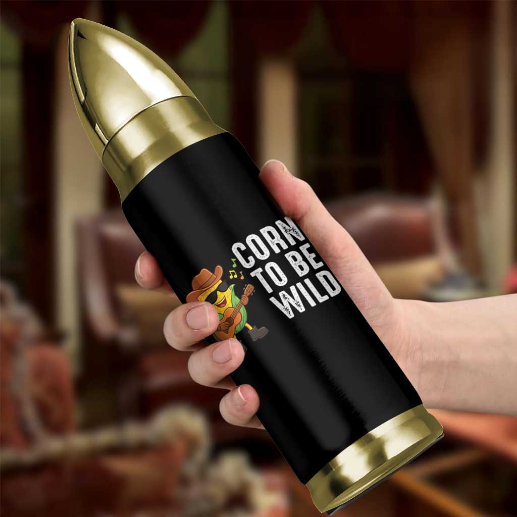 Corn To Be Wild Bullet Tumbler Funny Cowboy Cornboy - Wonder Print Shop