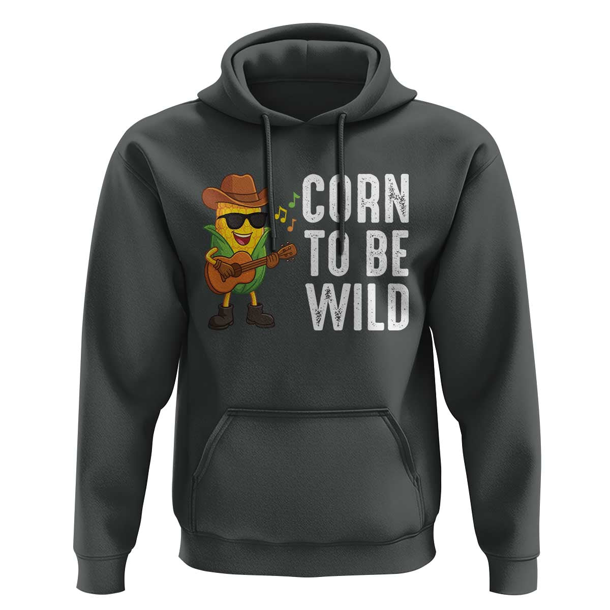 Corn To Be Wild Hoodie Funny Cowboy Cornboy - Wonder Print Shop
