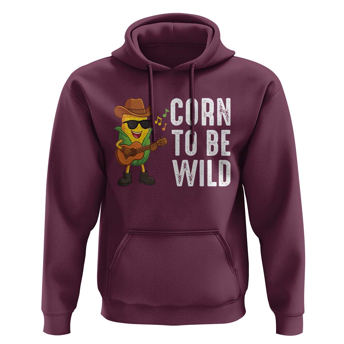 Corn To Be Wild Hoodie Funny Cowboy Cornboy - Wonder Print Shop