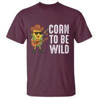 Corn To Be Wild T Shirt Funny Cowboy Cornboy - Wonder Print Shop
