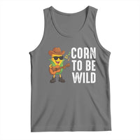 Corn To Be Wild Tank Top Funny Cowboy Cornboy - Wonder Print Shop