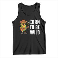 Corn To Be Wild Tank Top Funny Cowboy Cornboy - Wonder Print Shop
