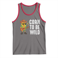 Corn To Be Wild Tank Top Funny Cowboy Cornboy - Wonder Print Shop